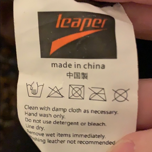 Leaper canvas and leather travel bag. Great shape! - Picture 7 of 8